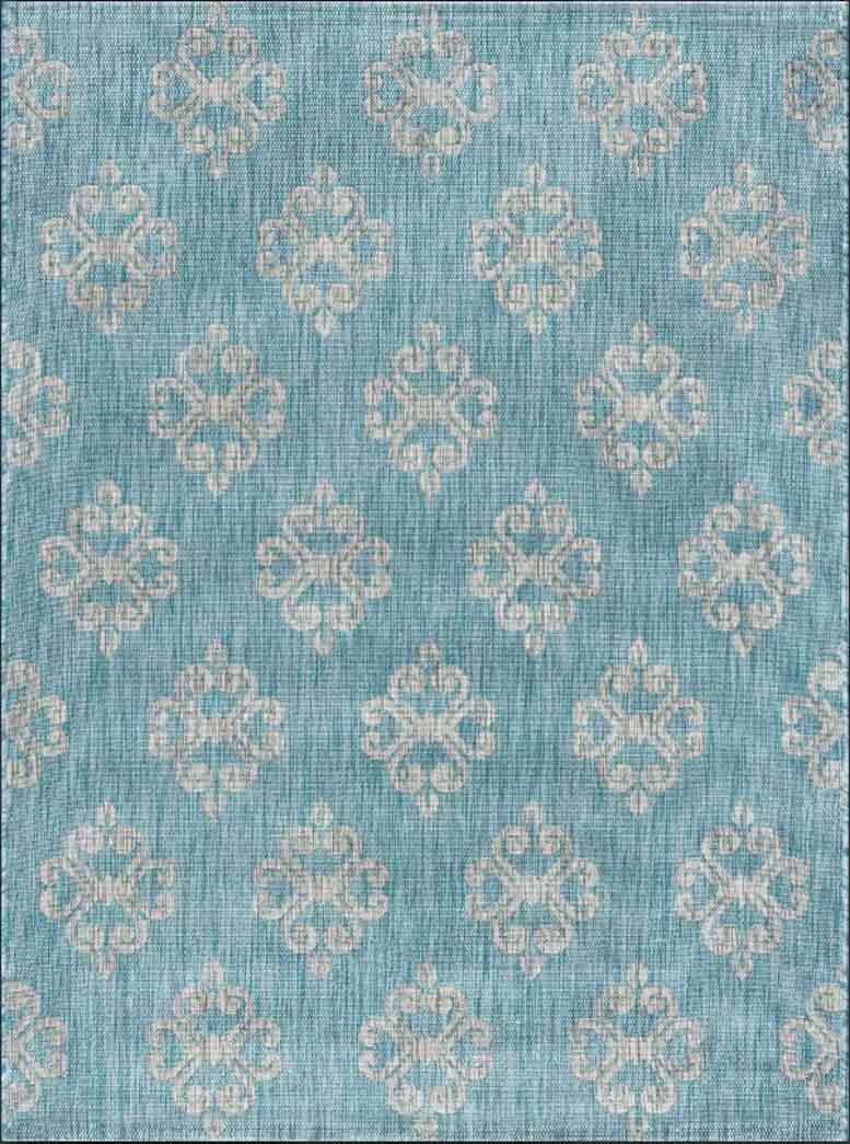 Tyse Area Rugs Veranda Aqua VND1519