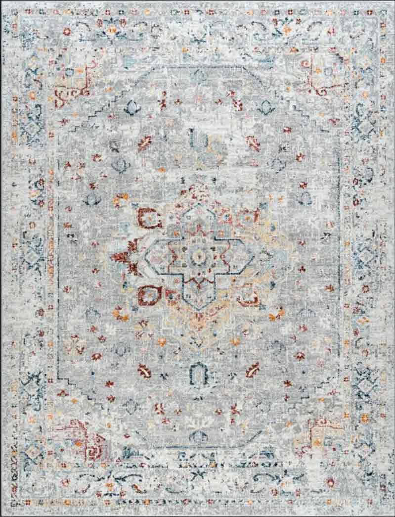 Tyse Area Rugs Wakefield Silver WFL4110