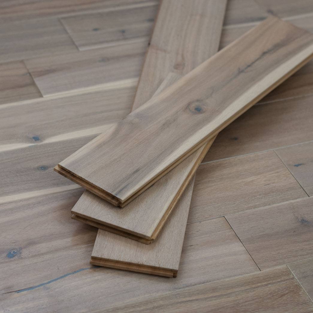 Terra Floors Golden Essence Super Natural Solid Acacia 5" Solid Prefinished Hardwood Flooring