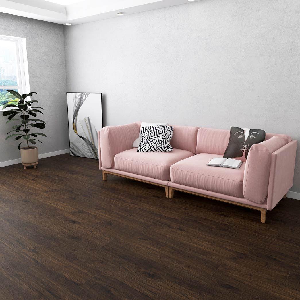 Xulon Flooring Belmont Onyx XF03B Waterproof 12mm Laminate Room Scene