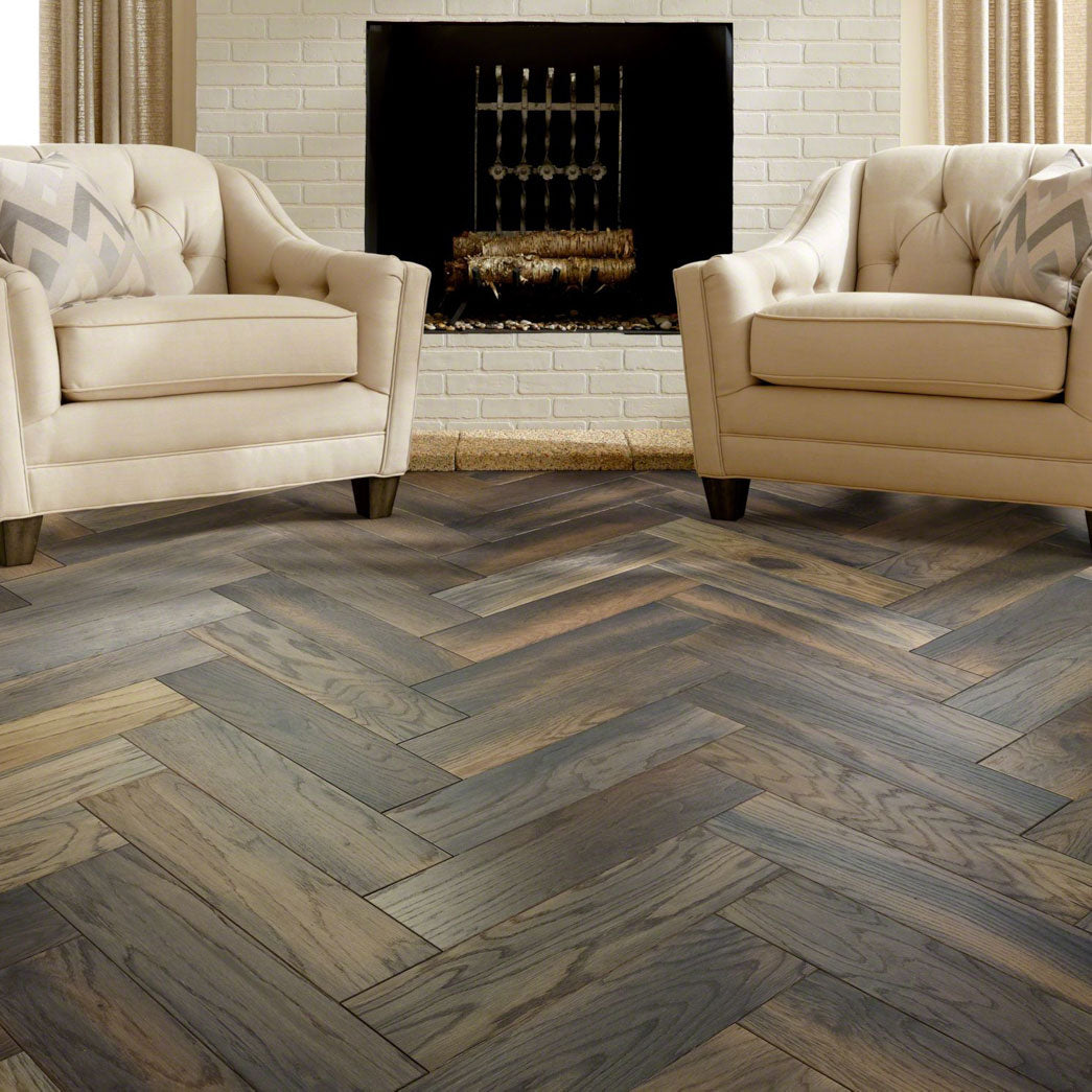 Anderson Hardwood Old World Herringbone Windsor-17021 6" Wide 1/2" Thick Engineered Hardwood AA813