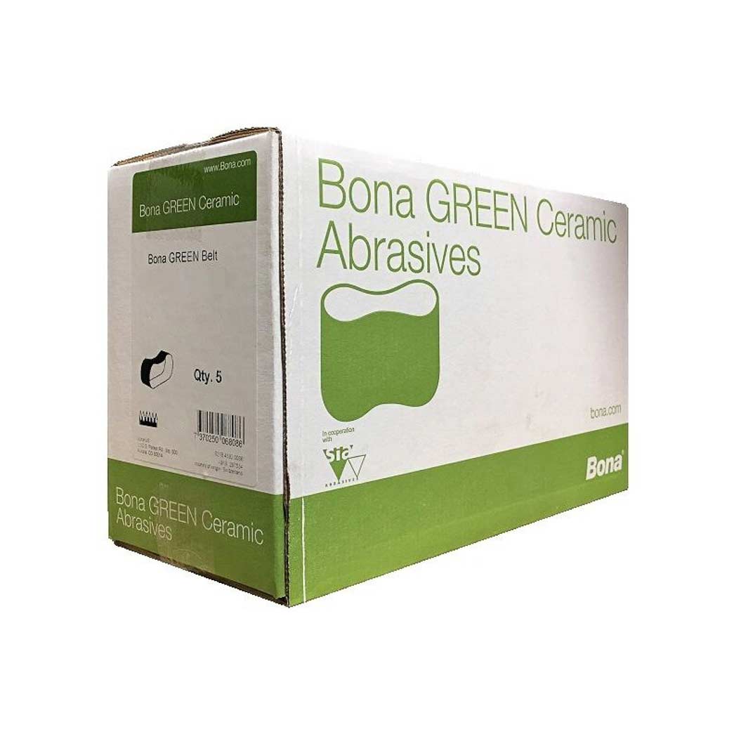 Bona GREEN Ceramic Sanding Belts Abrasive 8" 10" 12" 16 Grit 24 Grit 36 Grit 40 Grit 50 Grit 60 Grit 80 Grit 100 Grit 120 Grit AAS860077836 AAS860077840 AAS860077850 AAS860077860 AAS860077880 AAS860077810 AAS860077812 AAS860097836 AAS860097840 AAS860097850 AAS860097860 AAS860097880 AAS860097810 AAS860097812 AAS860012G36 AAS860012G40 AAS860012G50 AAS860012H36 AAS860012H40 AAS860012H50 AAS860012H60 AAS860012H80 AAS860012H10